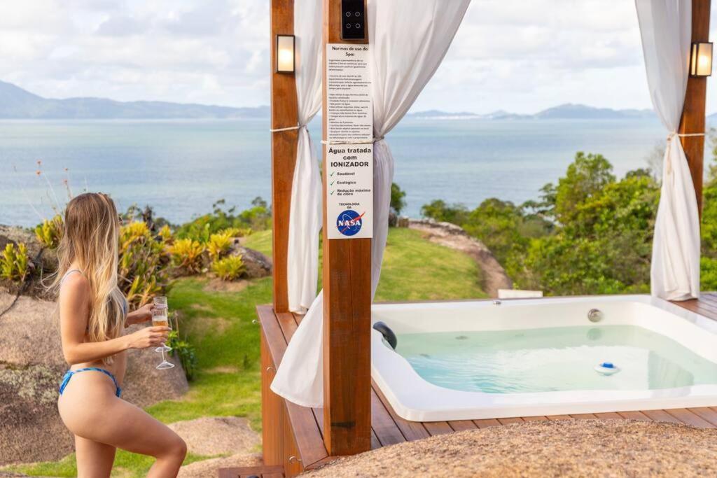 Casa Mirante Do Sol-Vista Exuberante Com Spa Говернадор-Селсу-Рамус Экстерьер фото